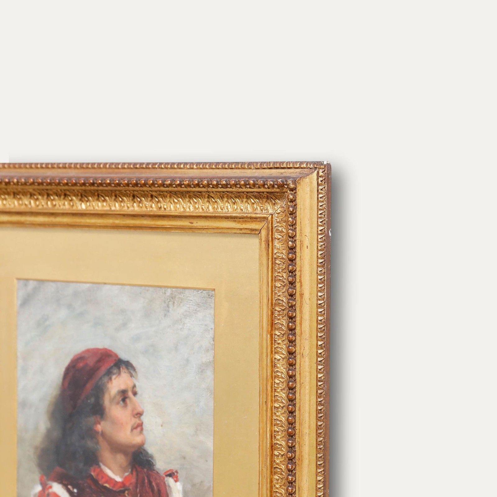 Circle Of William Breakspeare (1856 1914) Oil, Portrait Of An Italian Man photo 550.0