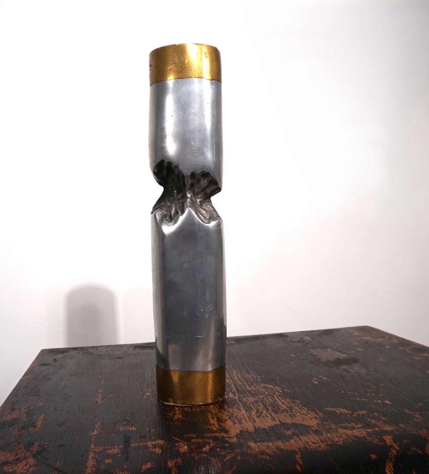 Marshall Disenos Sculpture Brutalist Candleholder By David Marshall, 1980 photo furniture