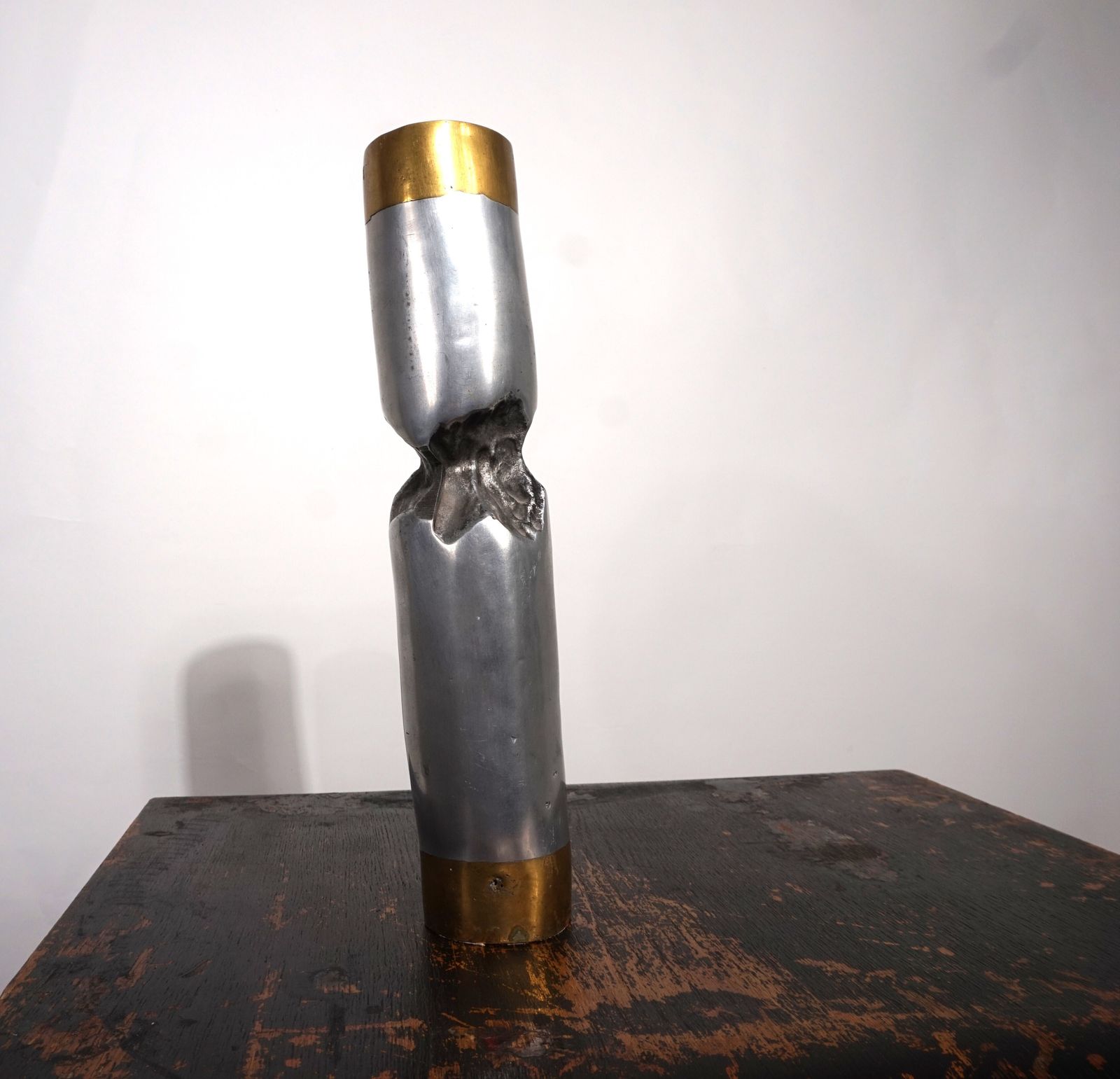 photo for sale Marshall Disenos Sculpture Brutalist Candleholder By David Marshall, 1980