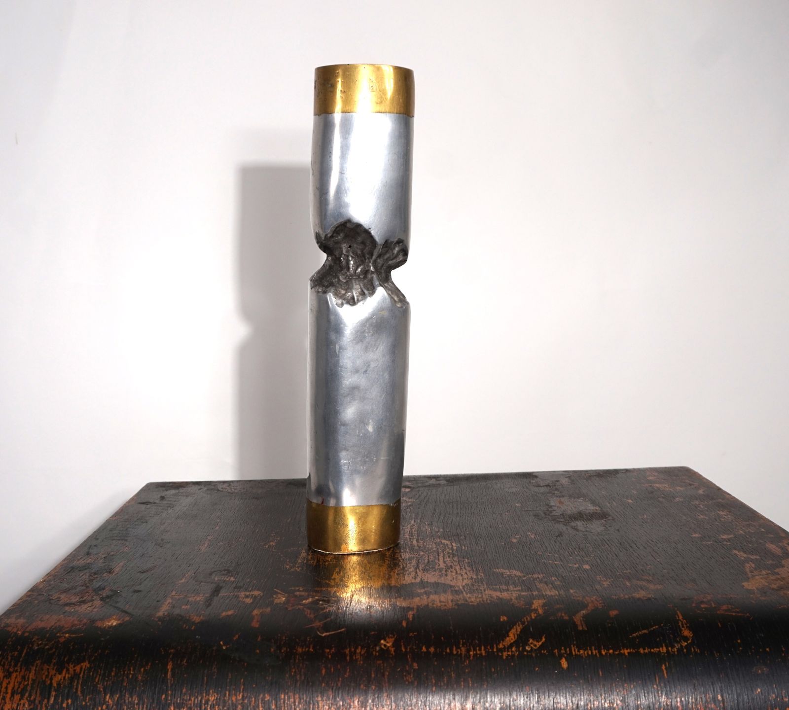 Art Marshall Disenos Sculpture Brutalist Candleholder By David Marshall, 1980 photo