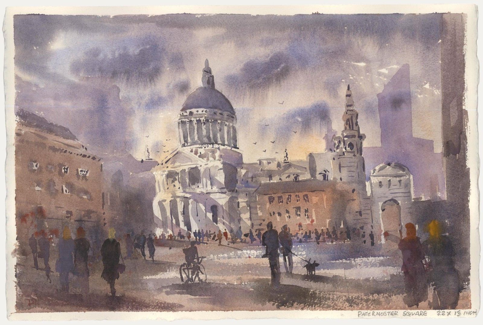 Daniel Nichols Contemporary Watercolour, Paternoster Square, London