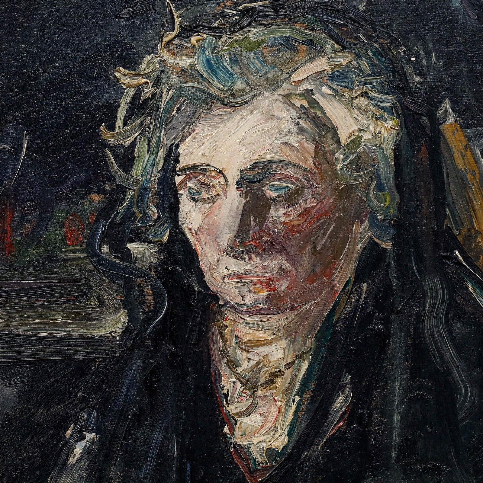 Georges Eugene Delhomme (1904 1989) 1930 Oil, To My Dear Mother photo 595.0