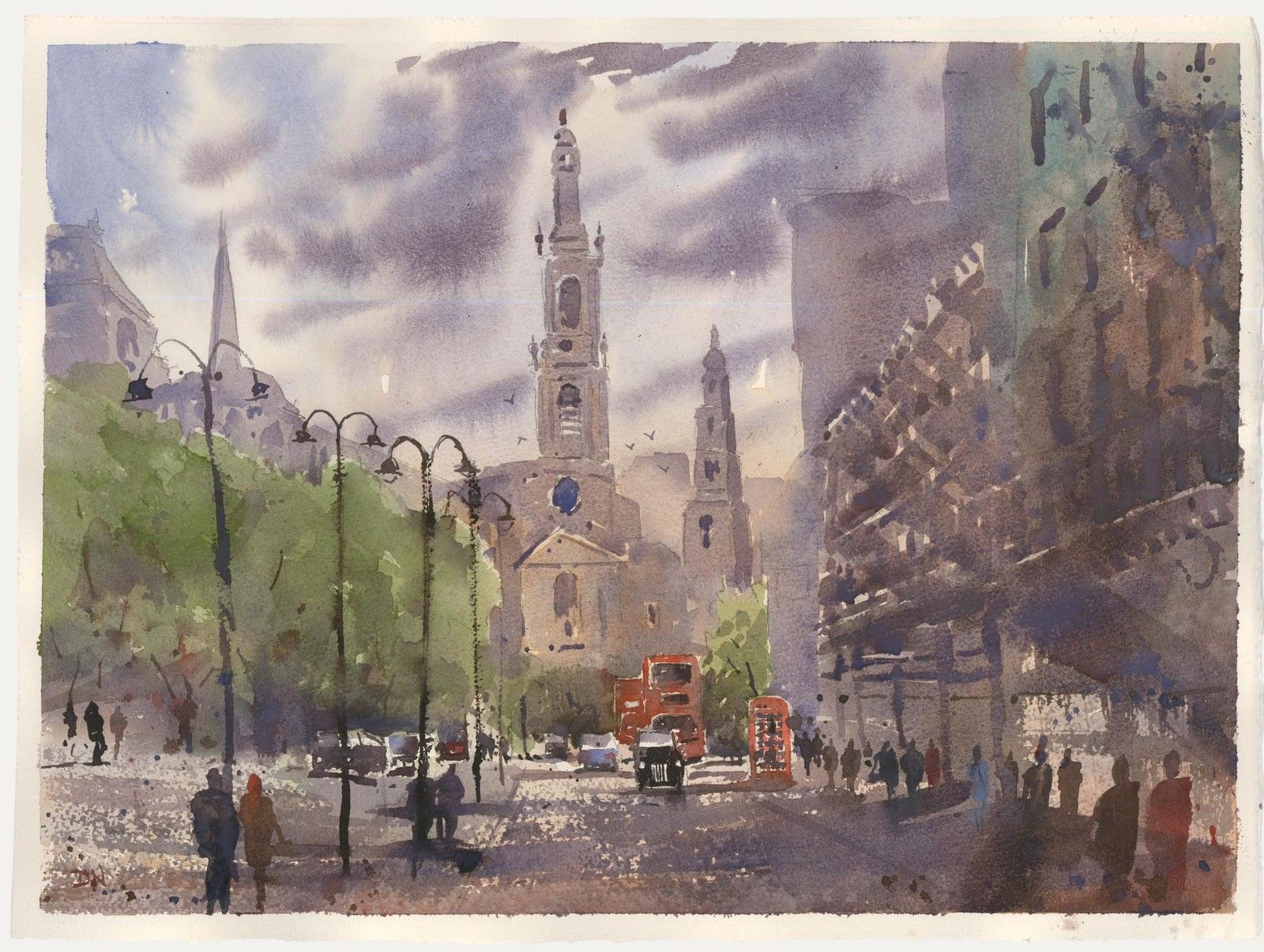 Daniel Nichols Contemporary Watercolour, The Strand, London