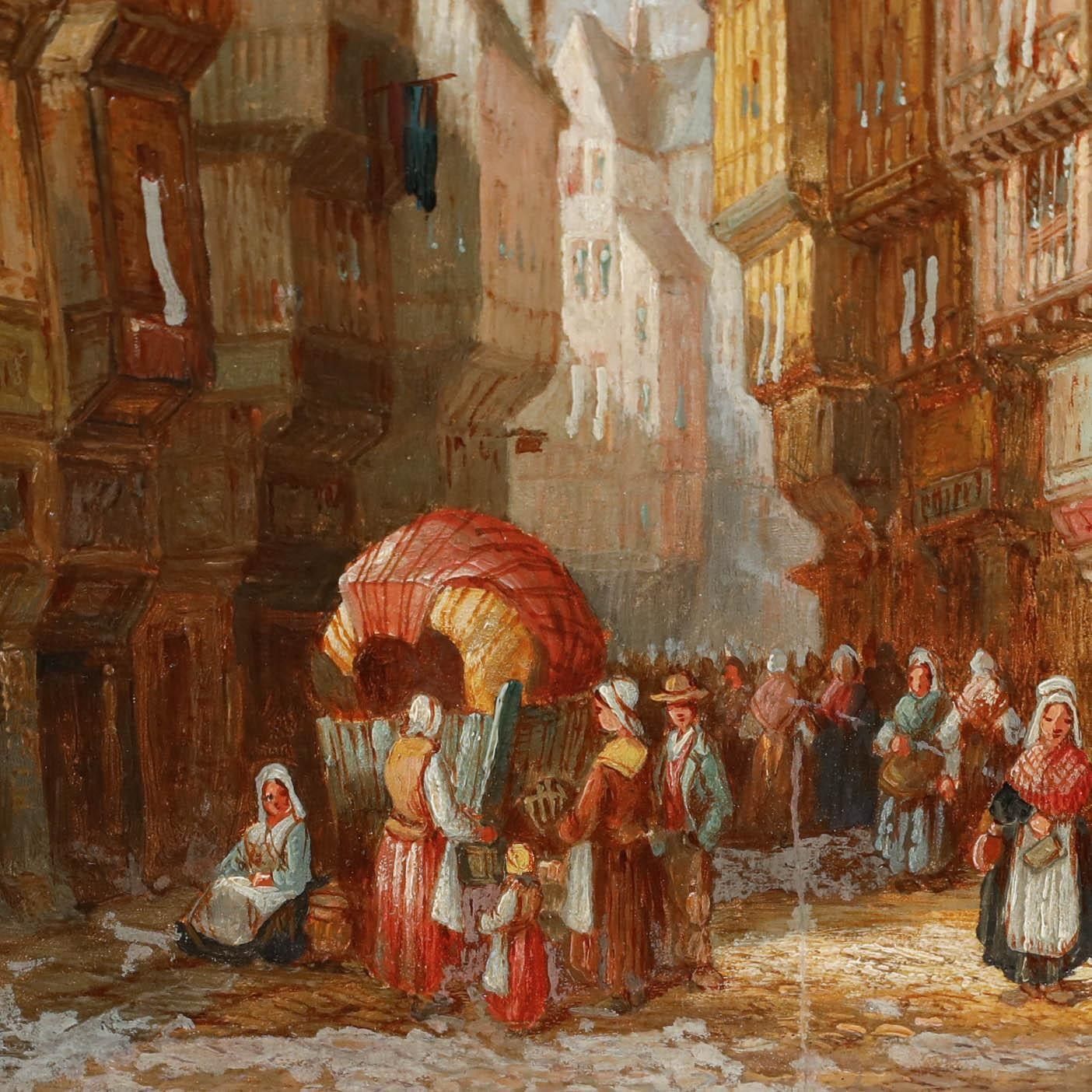 Henry Schafer (1854 1915) 1885 Oil, Frankfurt photo Art