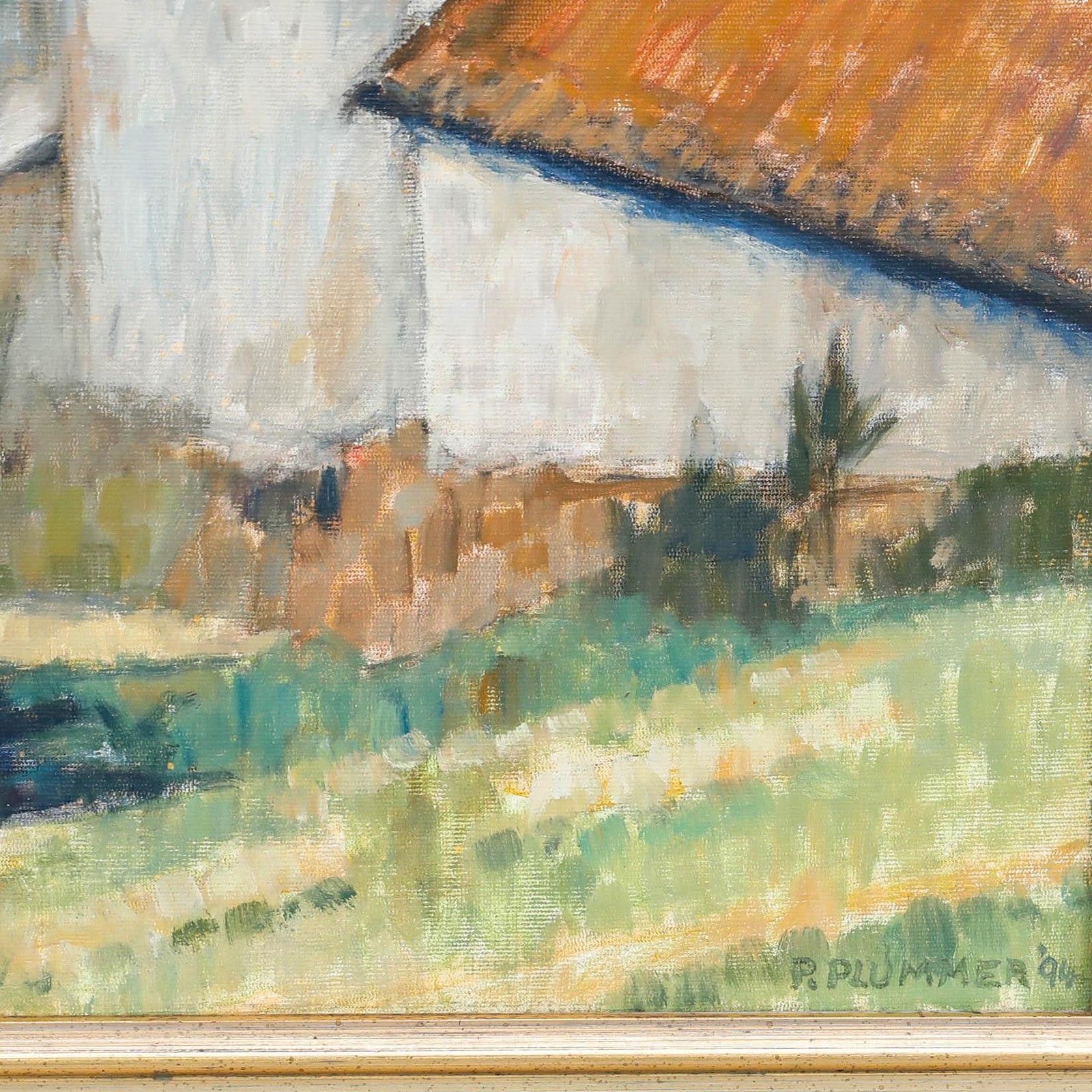 Pauline Plummer (B.1933) 1994 Oil, Autumn In The Valley Of The Lot photo vinterior