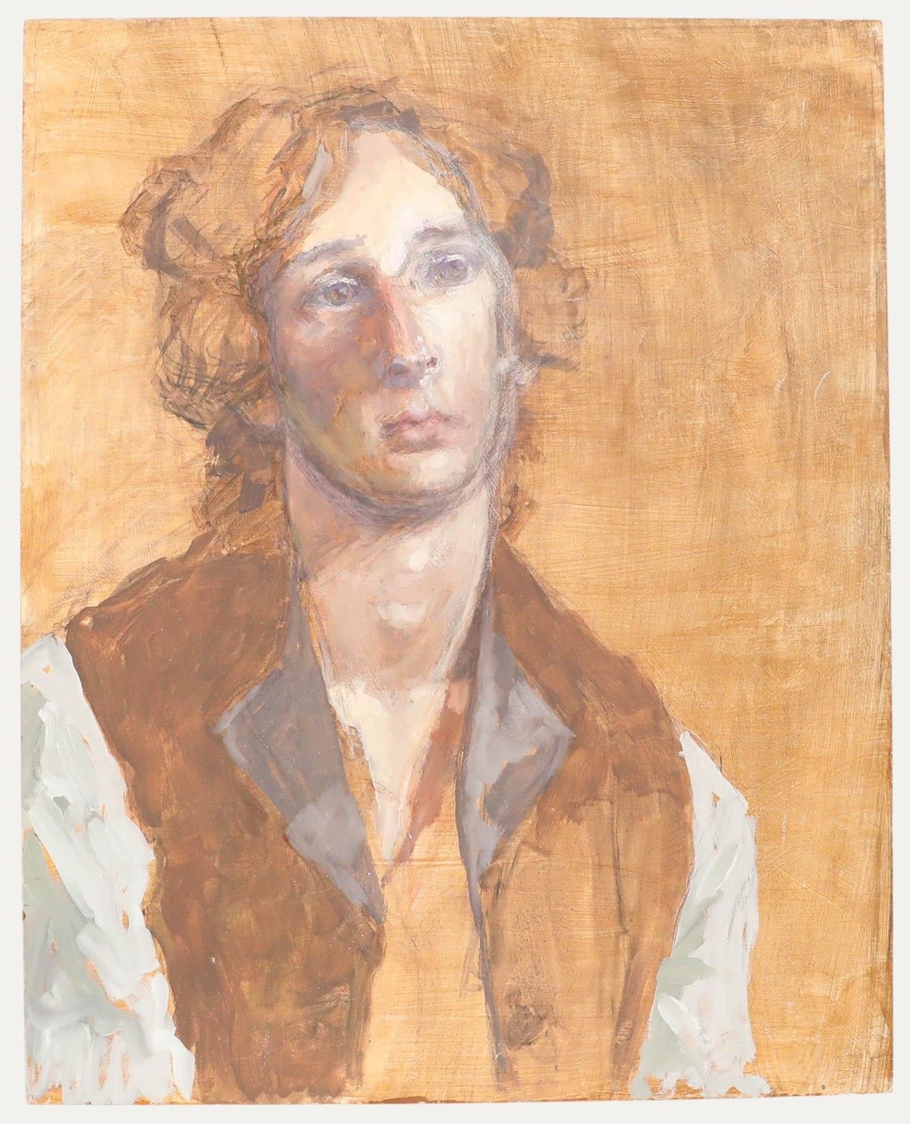 Pauline Plummer (B.1933) 20th Century Oil, Portrait Of Harry