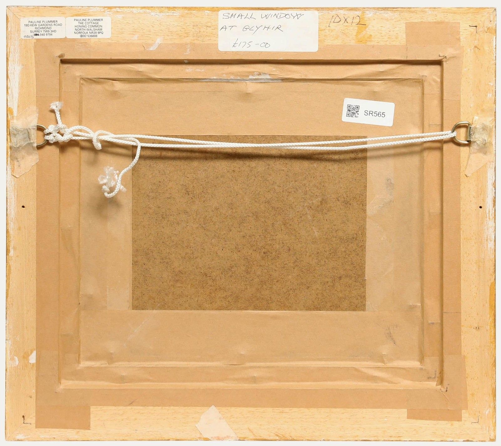 Pauline Plummer (B.1933) Framed Contemporary Oil, Small Window At Blyth photo for sale