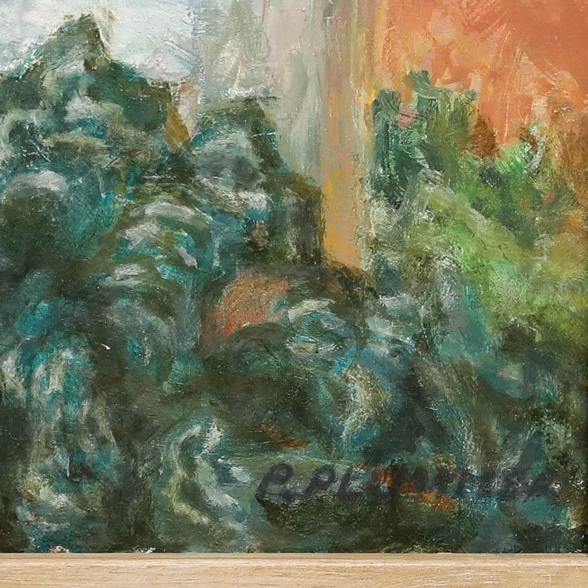 Pauline Plummer (B.1933) 20th Century Oil, A Study Of Thistles photo buy