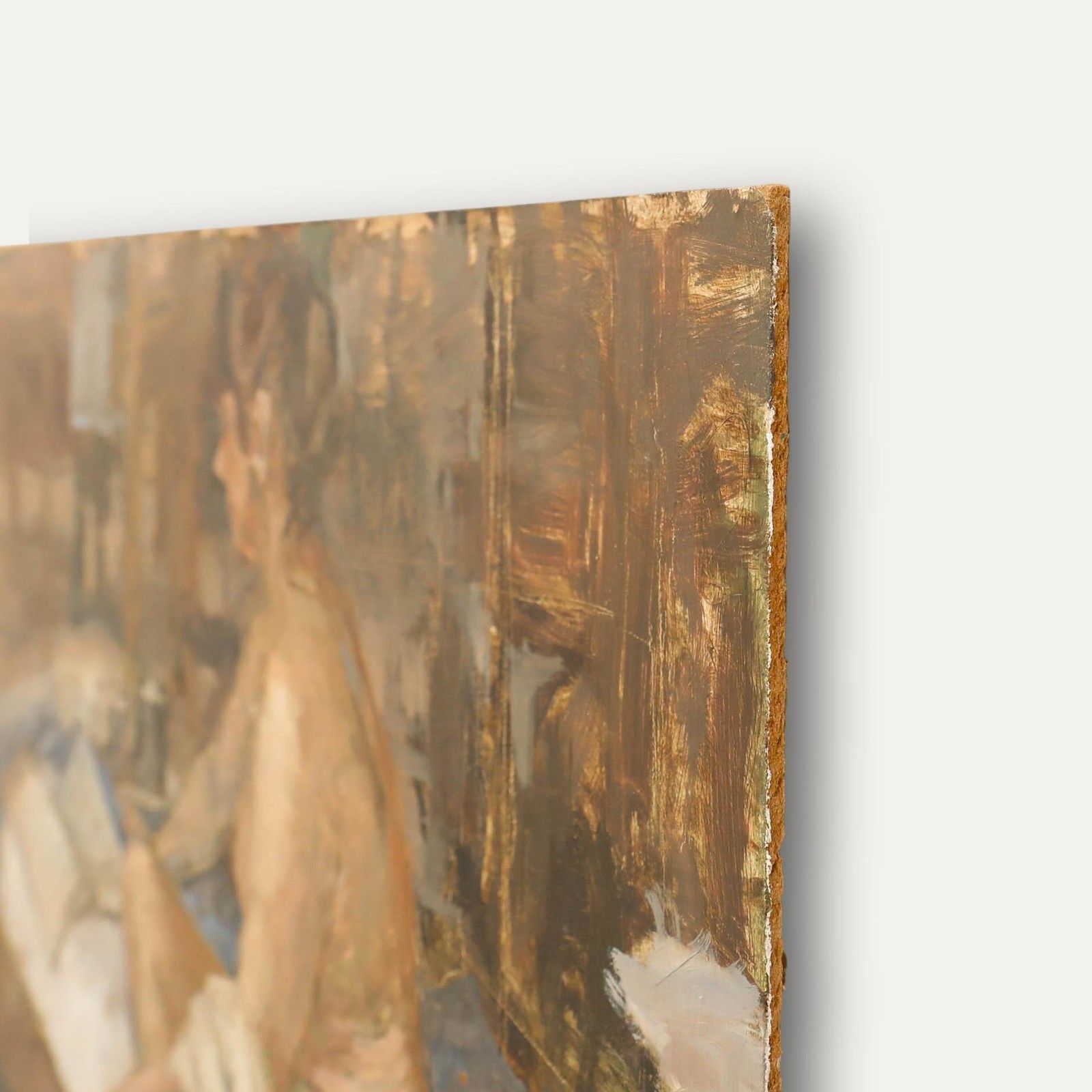 Pauline Plummer (B.1933) 20th Century Oil, Nude Reading photo 495.0