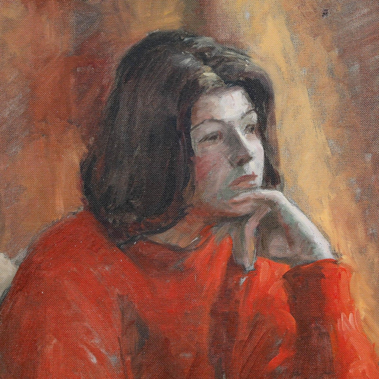 Pauline Plummer (B.1933) 20th Century Oil, Bryony At West Dean photo Art