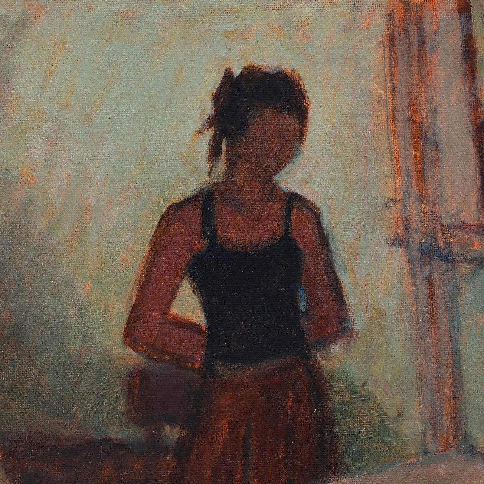 Pauline Plummer (B.1933) Contemporary Oil, Clelia photo Art