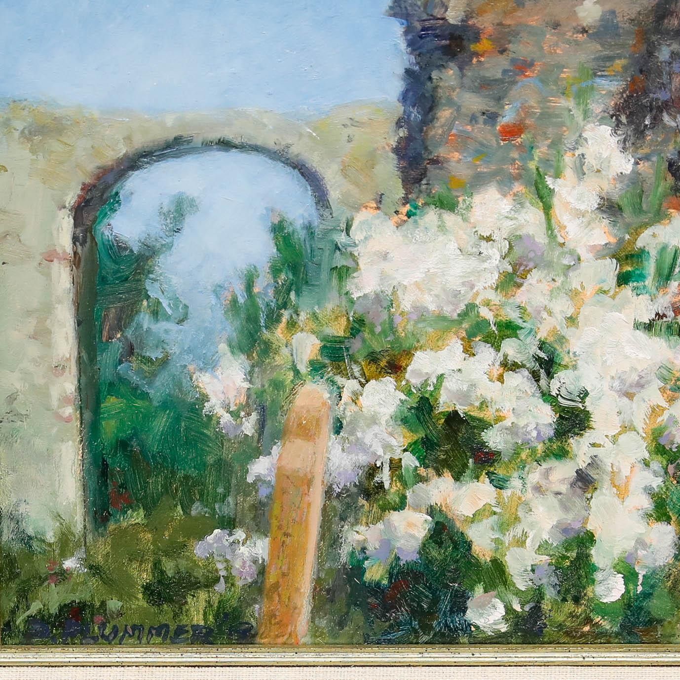 Pauline Plummer (B.1933) 2010 Oil, Abbey In Bloom photo vinterior