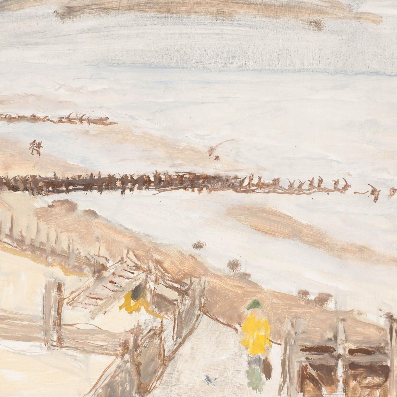 Pauline Plummer (B.1933) 20th Century Oil, Coastal Boardwalk photo Art