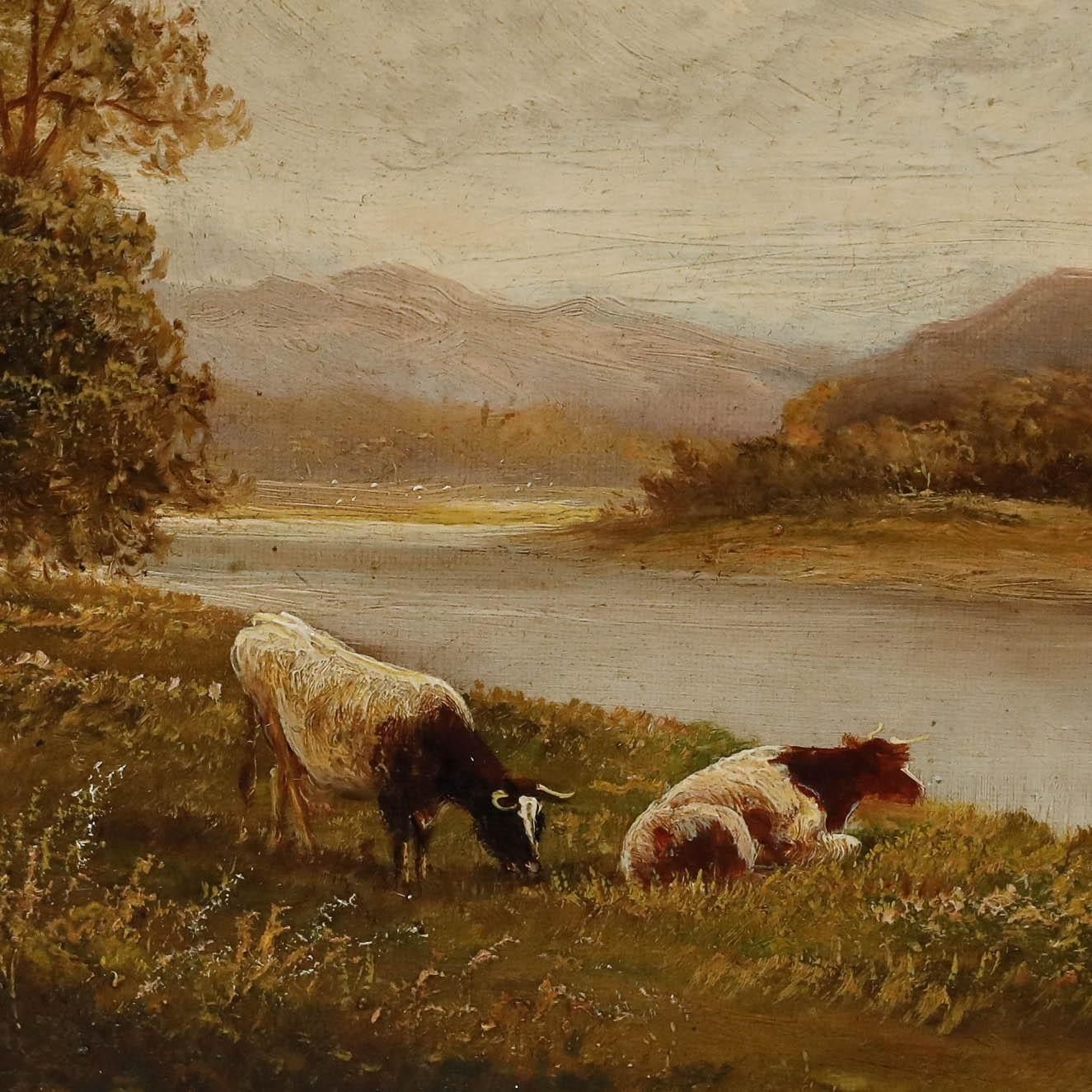 Henry Harris (1852 1926)  19th Century Oil, Tintern Abbey photo 295.0