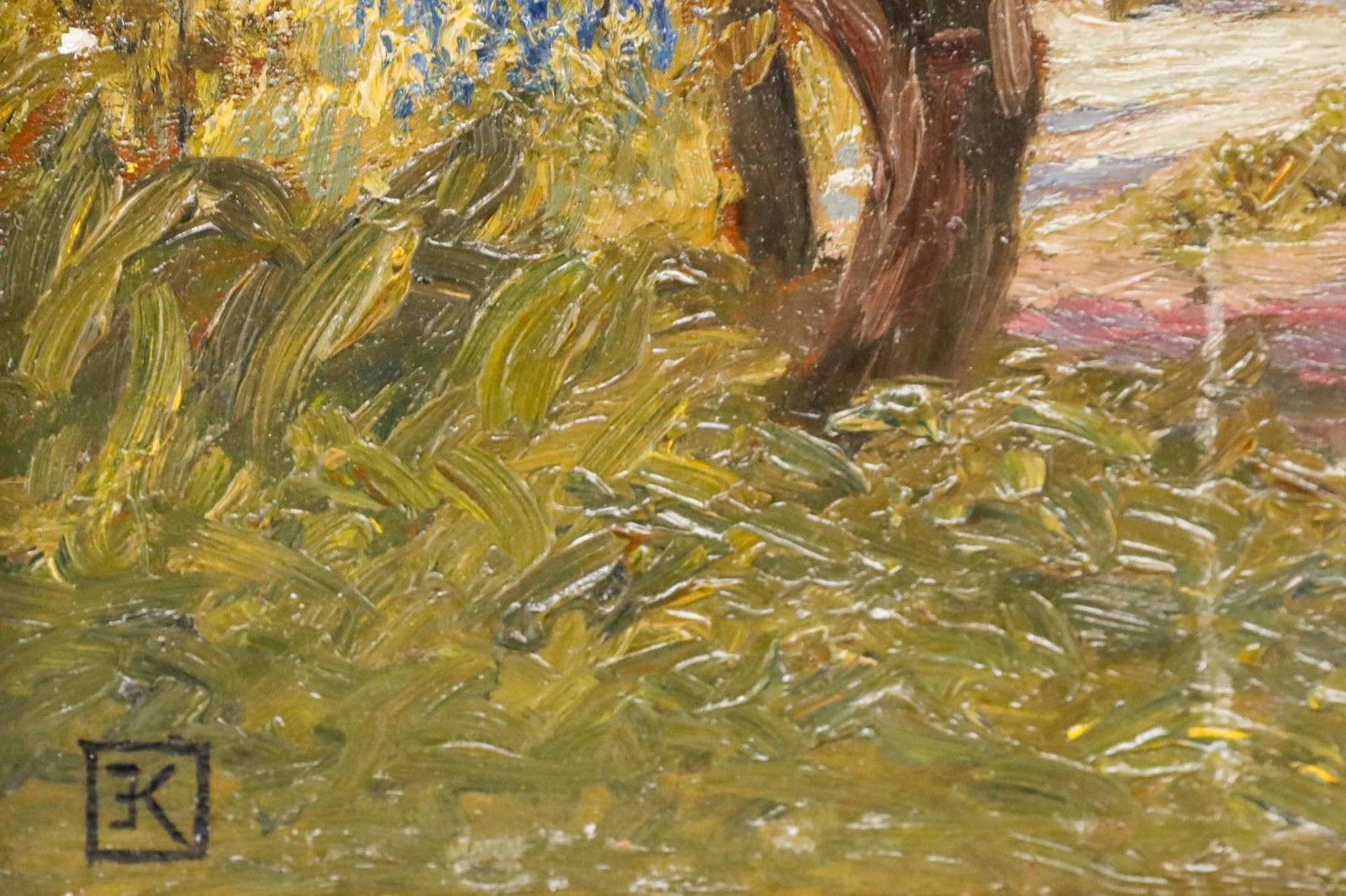 English School Early 20th Century Oil The Gardener photo vinterior