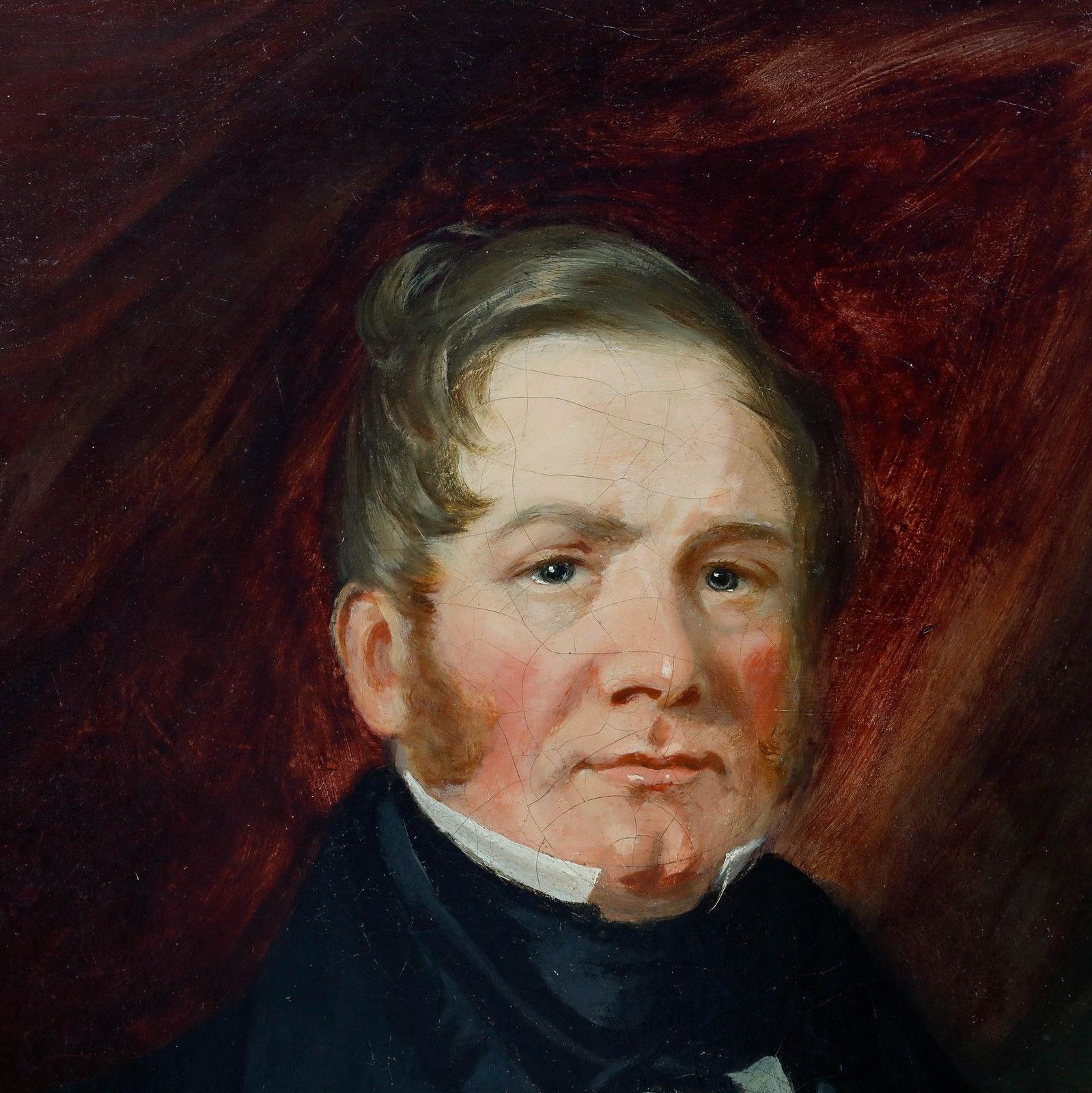 Fine Mid 19th Century Oil Portrait Of Mayor John Neve photo Art