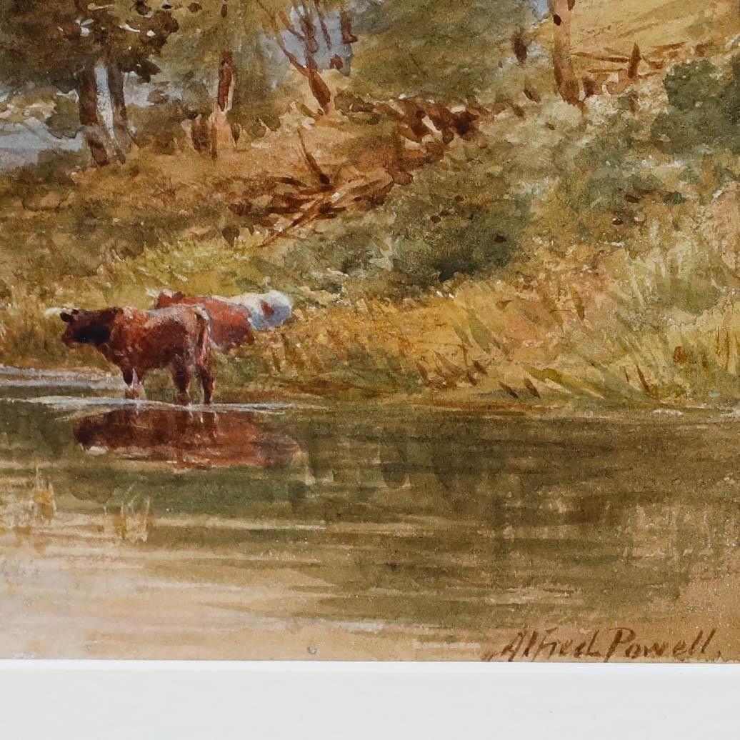 Alfred Powell (1837 1905) Framed Oil, Skiddaw From Derwentwater photo buy