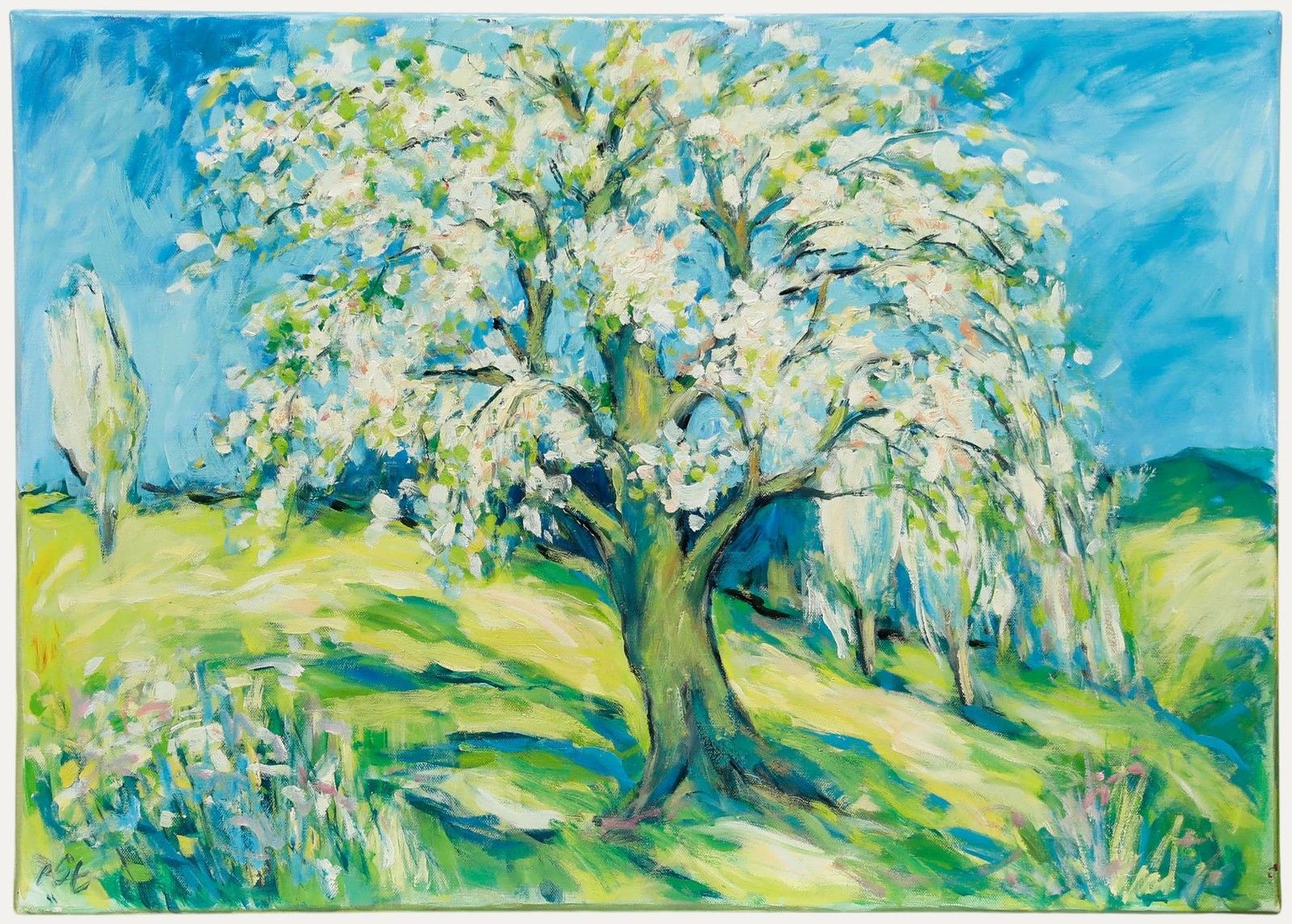 Erwin Steinhauser (1939 2023) Contemporary Oil, Blossom