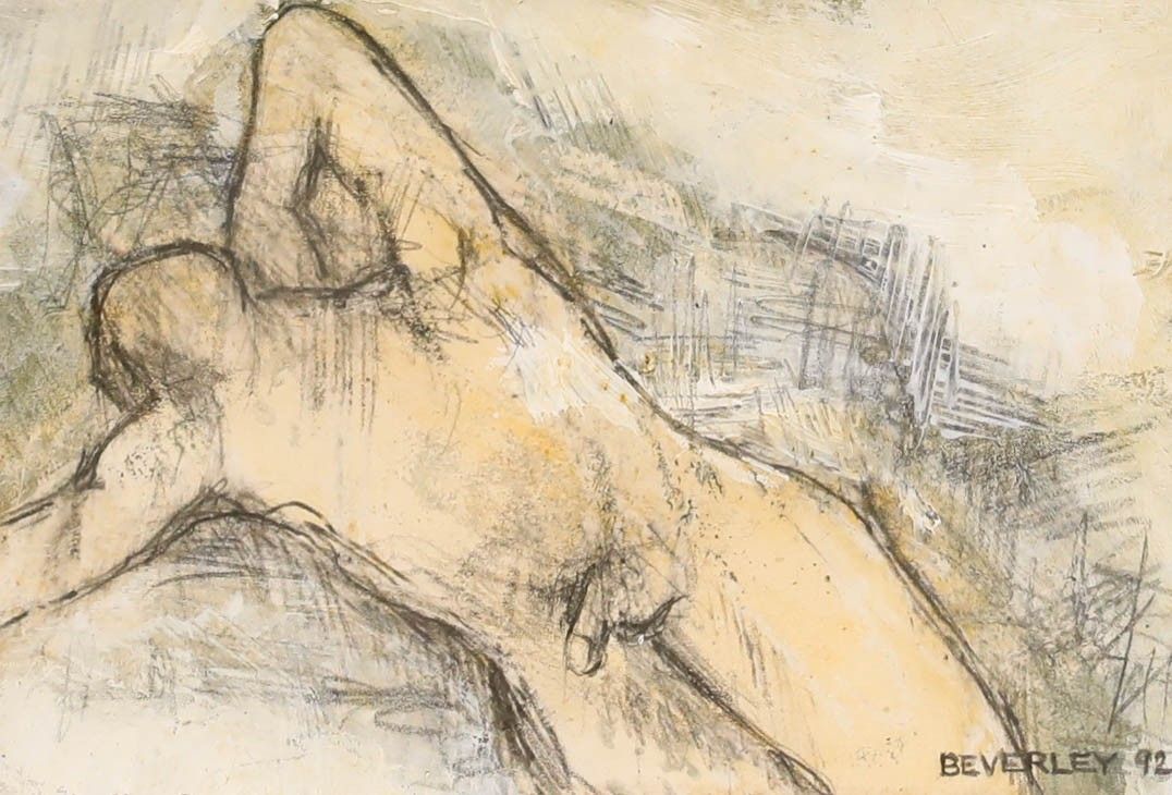 Beverley Peter Meyers (1949 2016) 1992 Mixed Media, Male Nude photo furniture