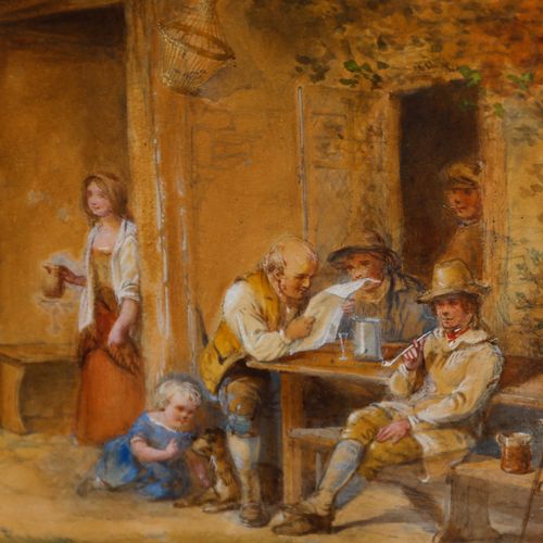 David Hardy (Ex.1855 1870)  19th Century Watercolour, Summer Evening photo Art