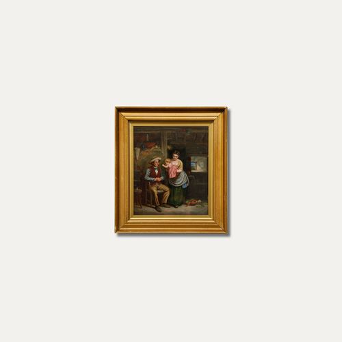 Frederick Johnston (Fl.1855 1868) Framed Oil, Reaching For Father photo buy