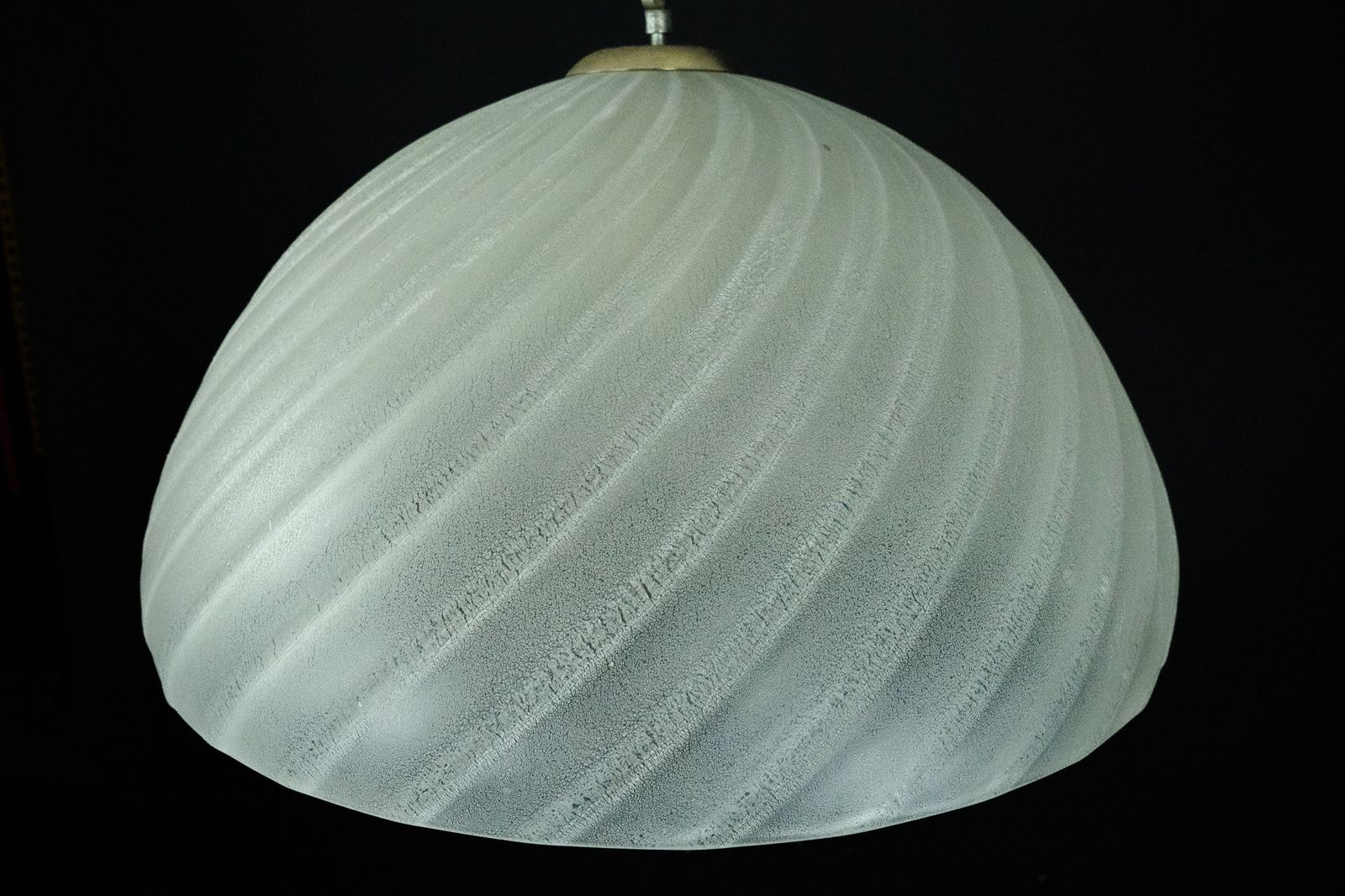 Barbini Murano Glass Pendant Lamp, Early 1980s photo vinterior