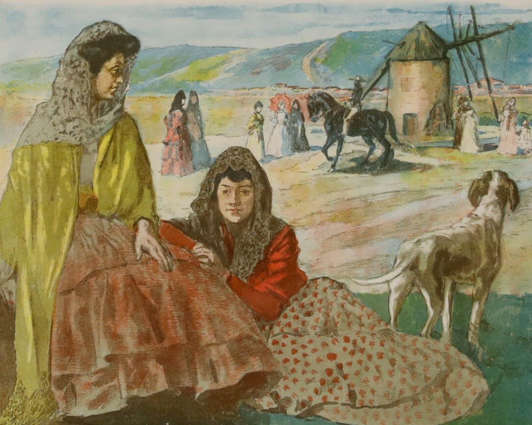 Alexandre Lunois (1863 1916)  20th Century Lithograph, A Utrera photo furniture