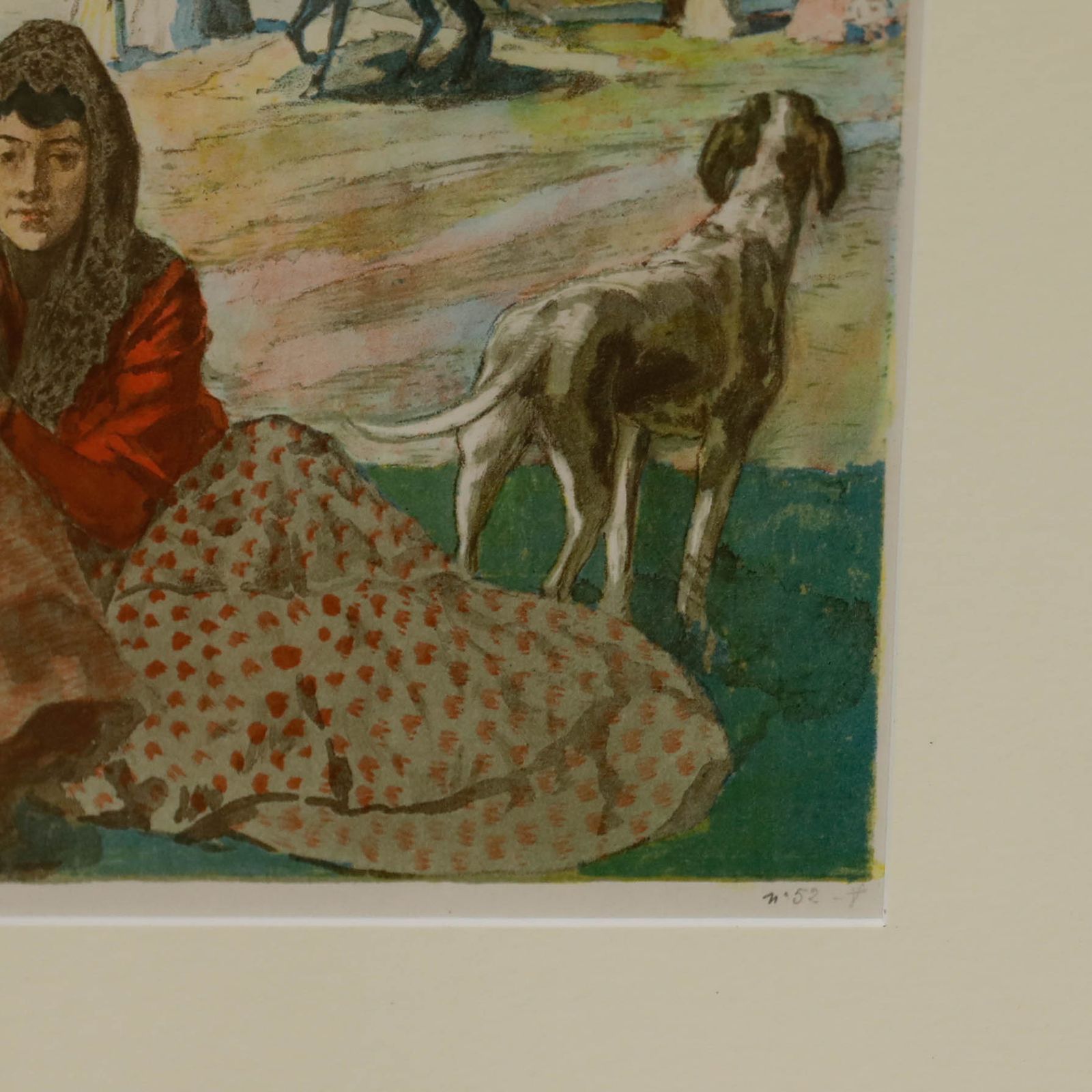 Alexandre Lunois (1863 1916)  20th Century Lithograph, A Utrera photo vinterior