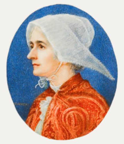Davey Late 19th Century Watercolour, Breton Woman photo furniture