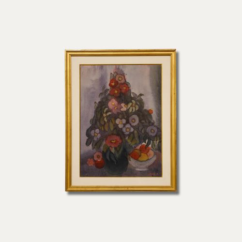photo furniture Yablonski 20th Century Watercolour, Summer Still Life