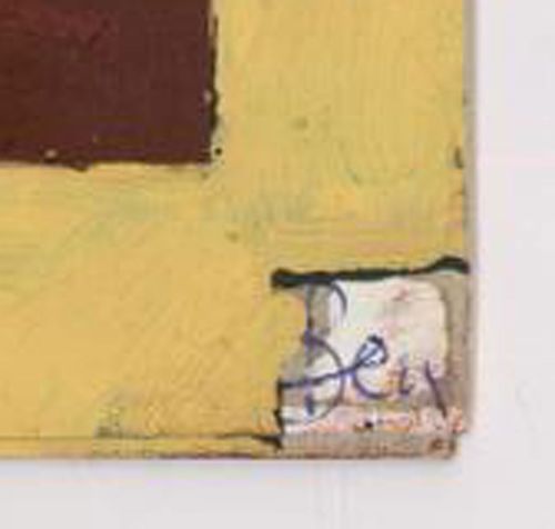 Ben Carrivick Contemporary Oil, Yellow Cup photo for sale