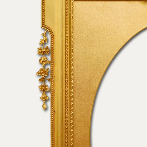 Water Gilded  Late 19th Century Picture Frame Ornate Floral Ornamentation photo for sale