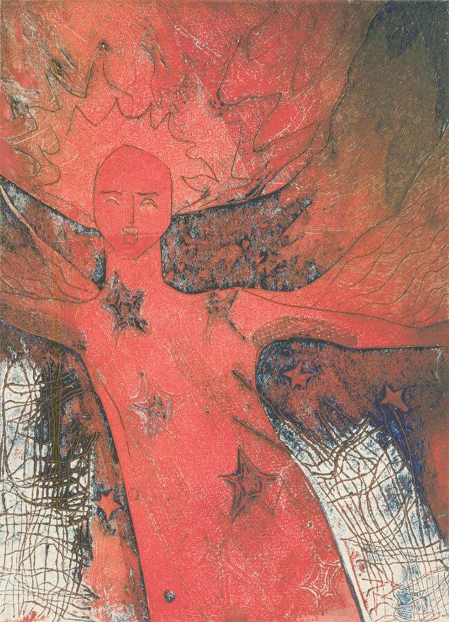 Patricia Johnstone (1944 2023) 2009 Etching, The Fiery Angel