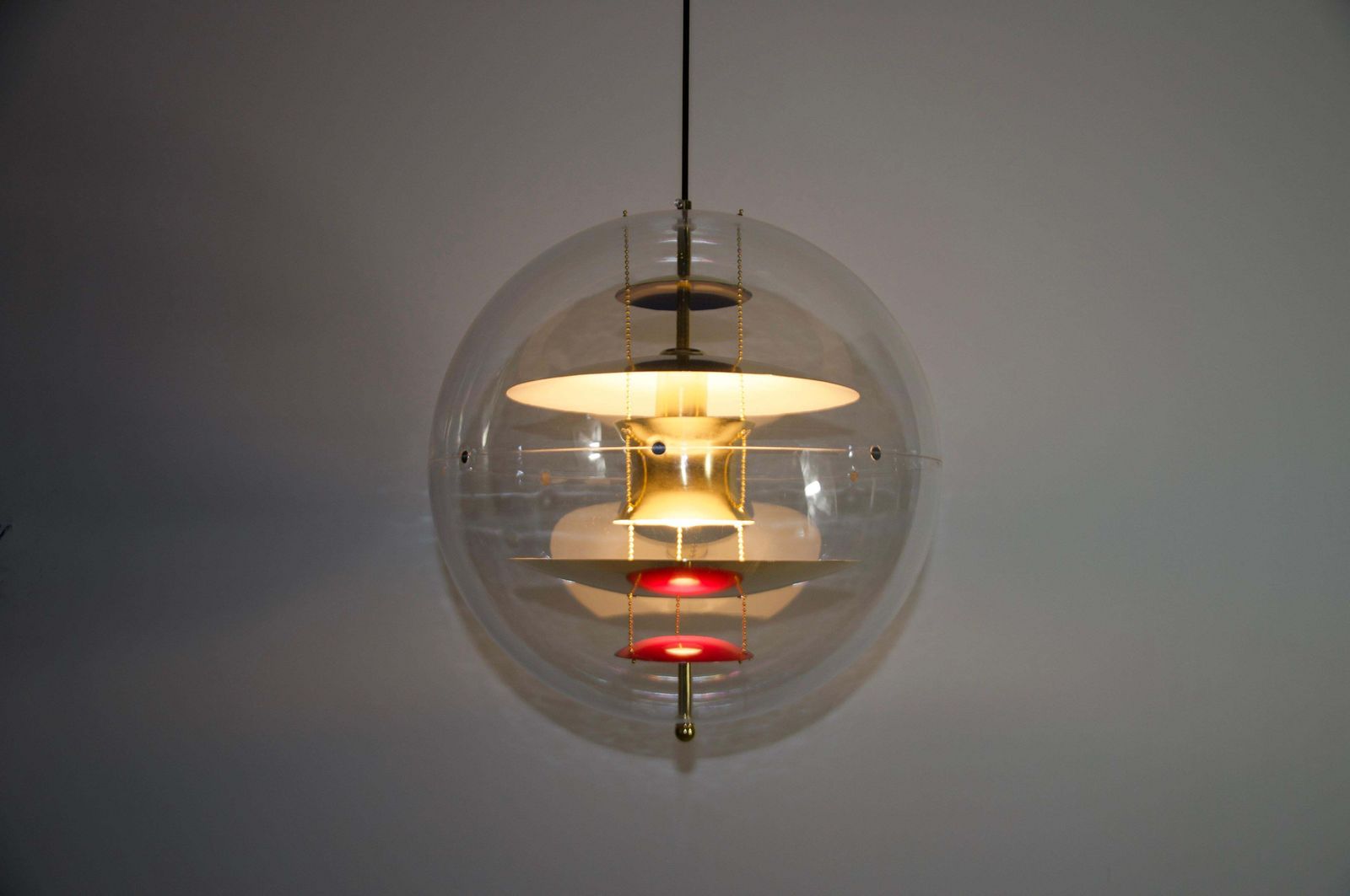 Danish Vp Globe Pendant Lamp By Verner Panton, 2000s photo Lighting