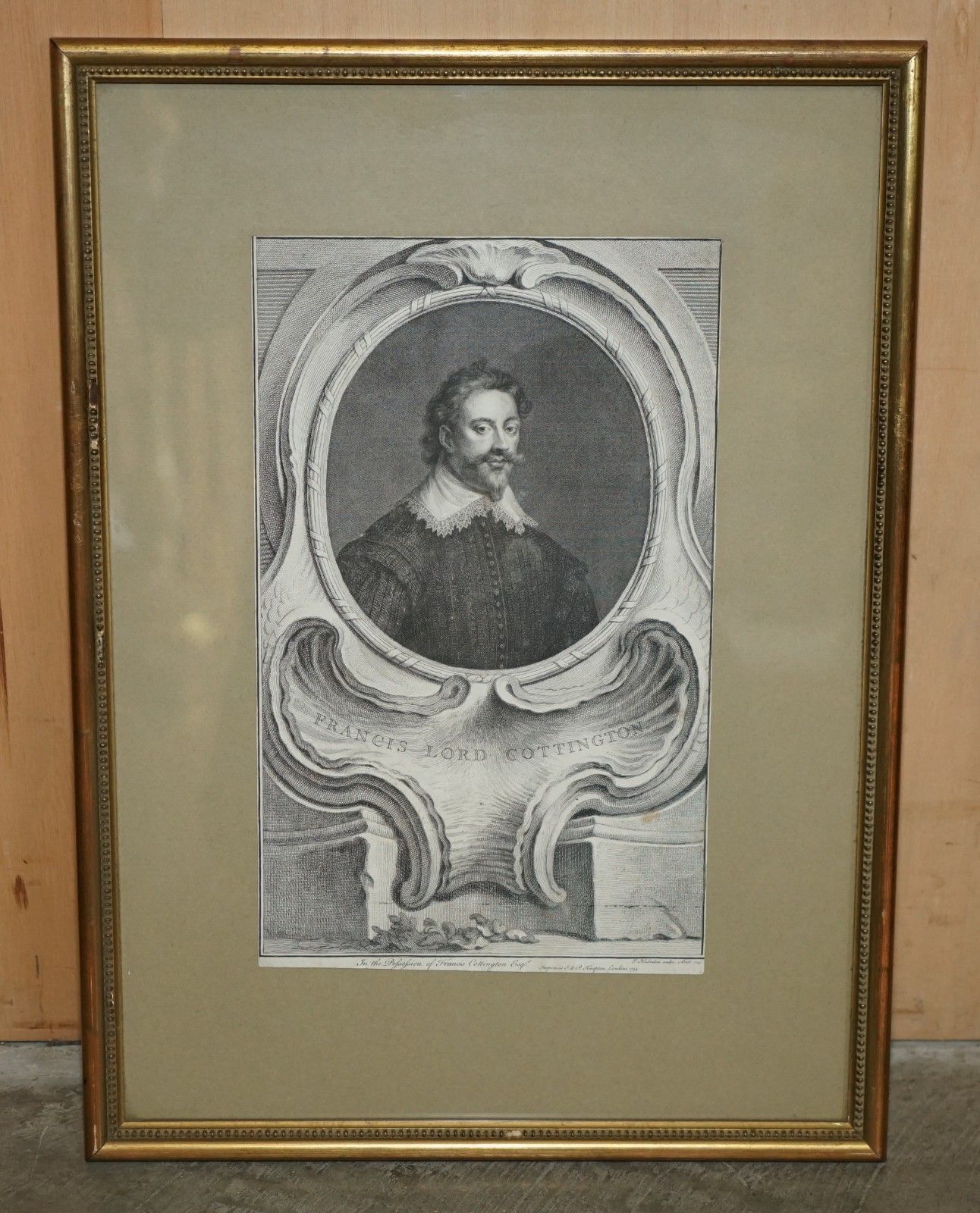 1743 Set Of 5 Heads Of Illustrious Persons Of Great Britain Jacobus Houbraken photo vintage