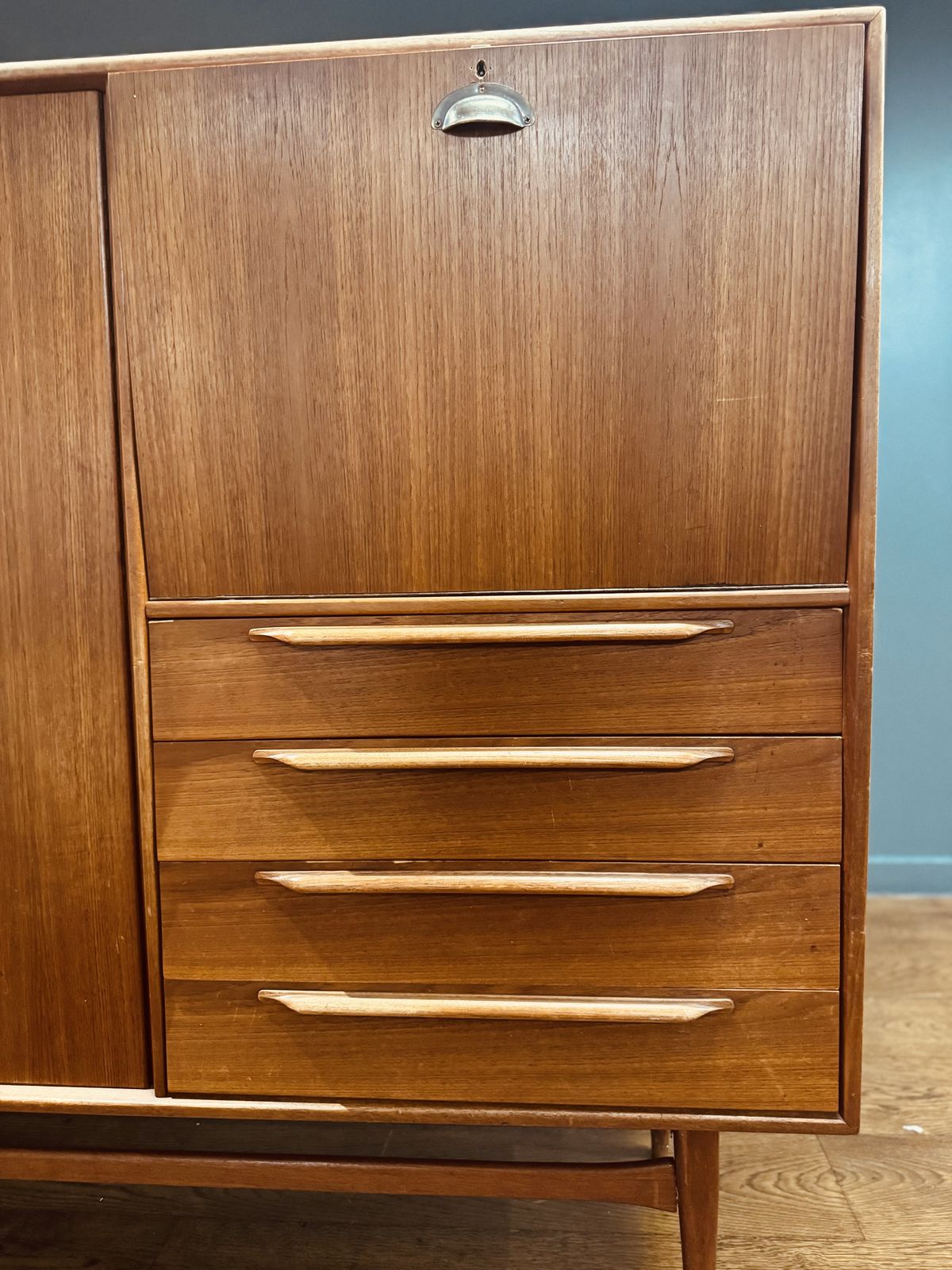photo furniture Vintage Highboard / Sideboard From Heinrich Riestenpatt, 1960s