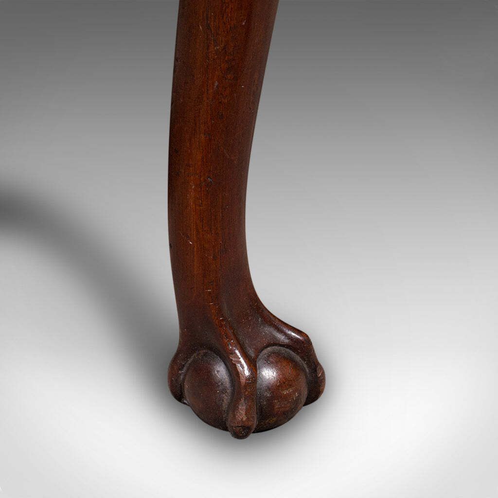 2702.0 Antique Window Seat, English, Walnut, Duet, Bench, Georgian Revival, Edwardian photo