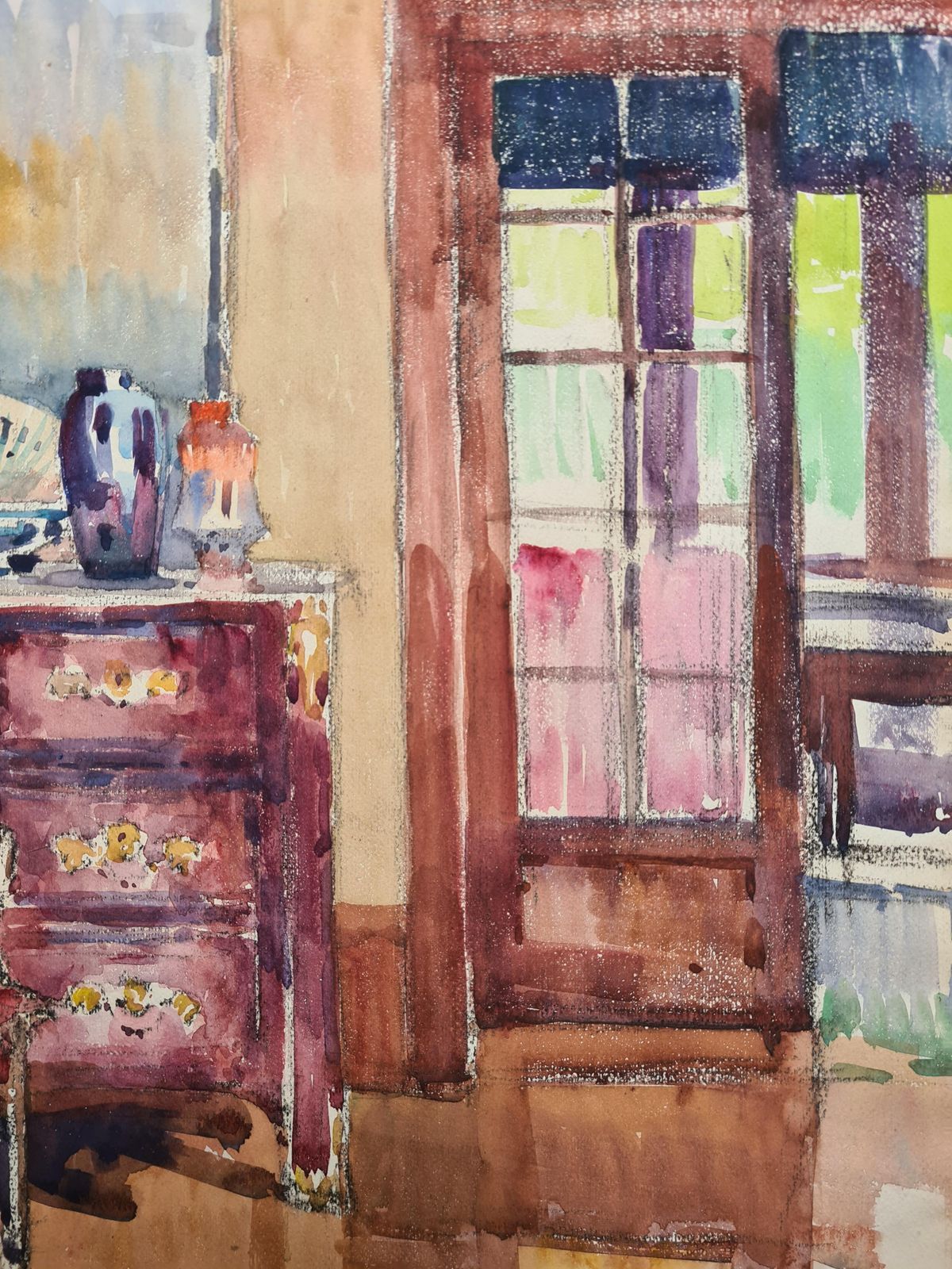 César Auguste Drouot, (Dit Auguste Drouot) Provencale French Interior View, The Chateau photo 2038.0