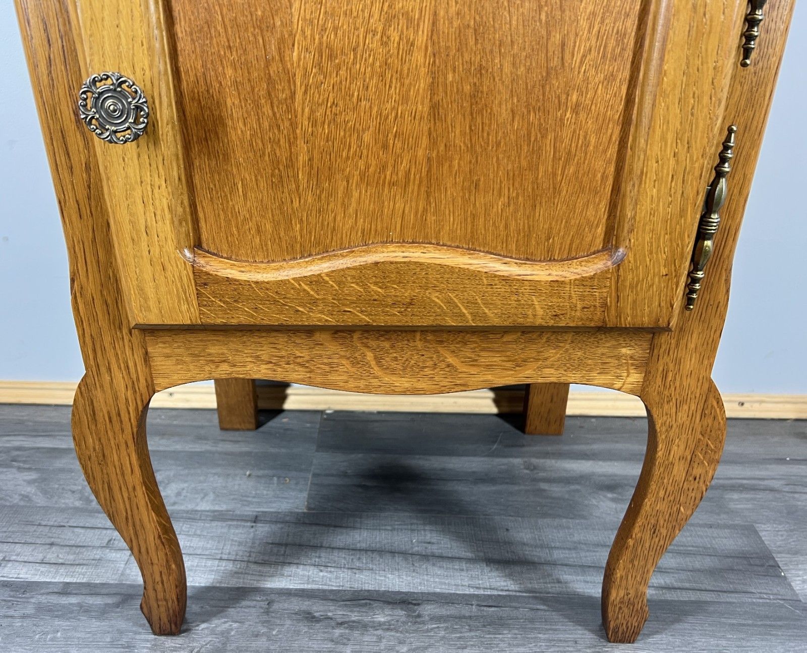 Bedside Table Vintage French Louis XVI Style Nightstand Cabinet Lot 4314 photo Furniture