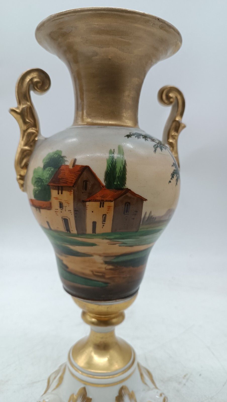 Porcelain Vase Luigi Filippo Half XIX Century Old Paris photo for sale