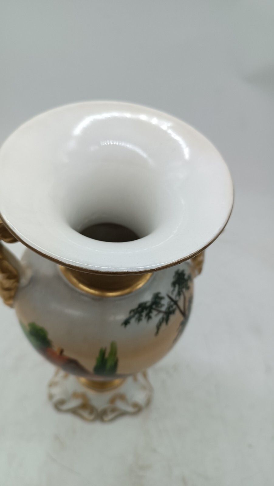 Porcelain Vase Luigi Filippo Half XIX Century Old Paris photo vinterior