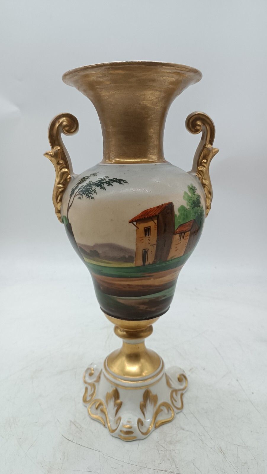 Porcelain Vase Luigi Filippo Half XIX Century Old Paris photo buy