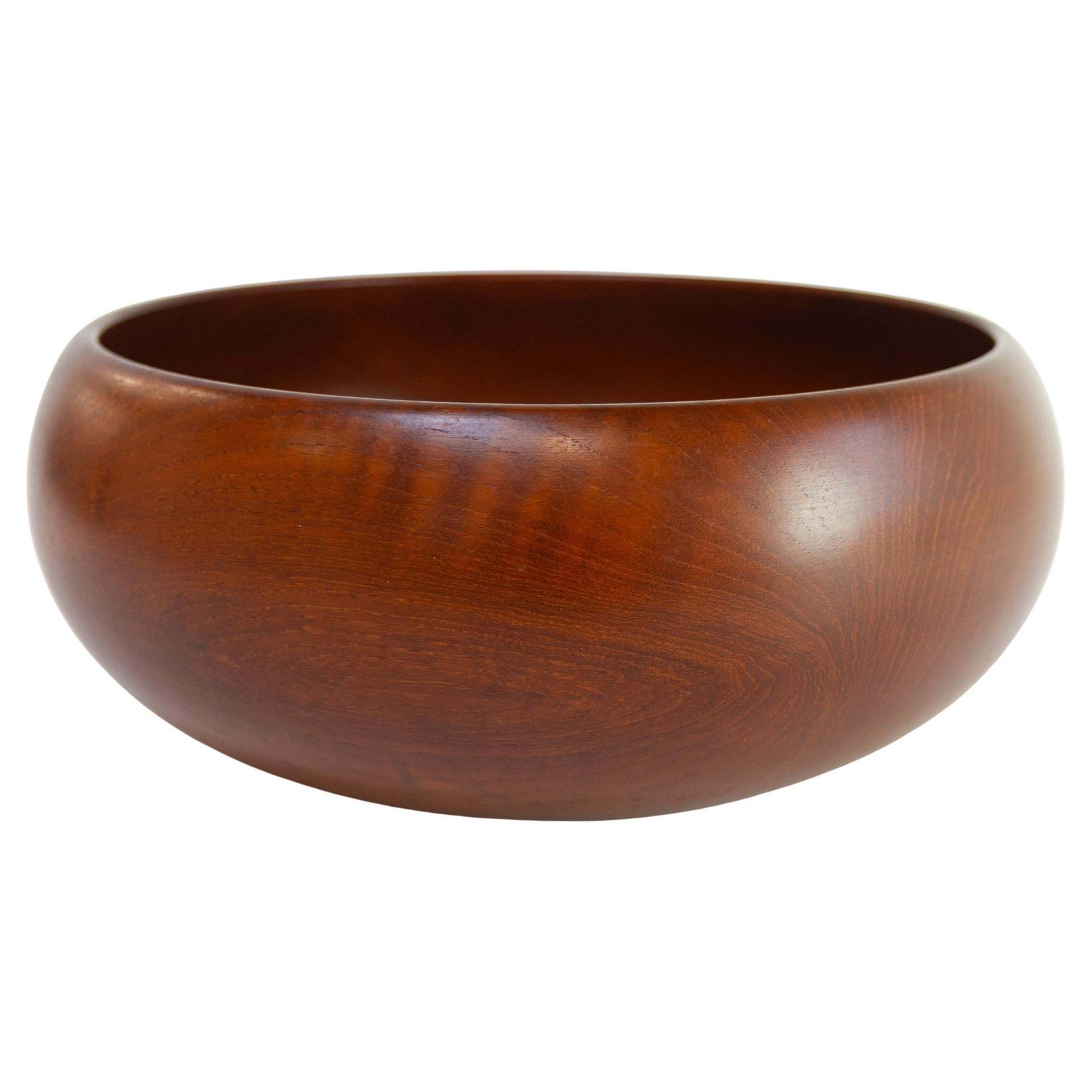 Danish Mid Century Modern Teak Bowl By Kay Bojesen, 1950s.