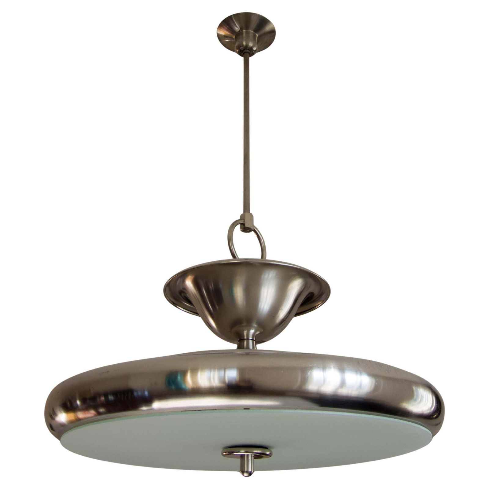 Rare Large Bauhaus Chandelier By Anyz For Ias, 1920, Restored