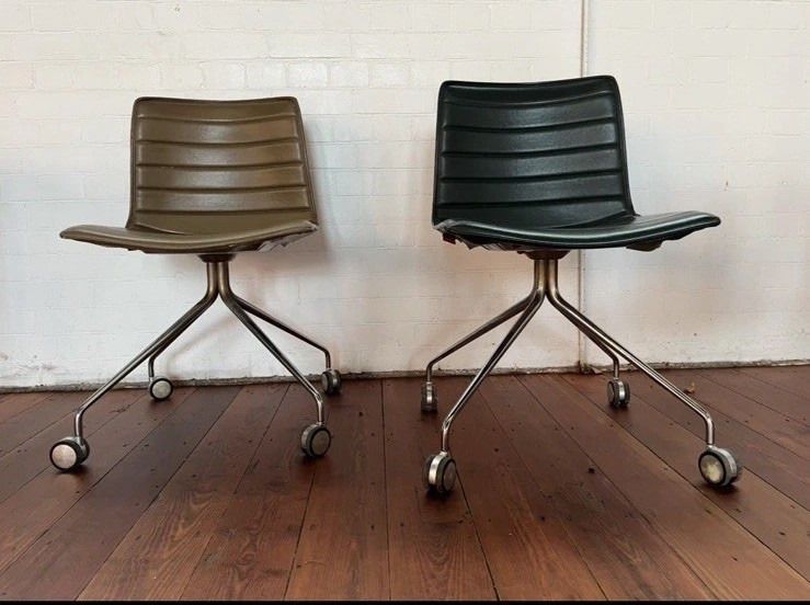 Arper Catifa 46 Studio / Office Chair Camel Leather photo furniture