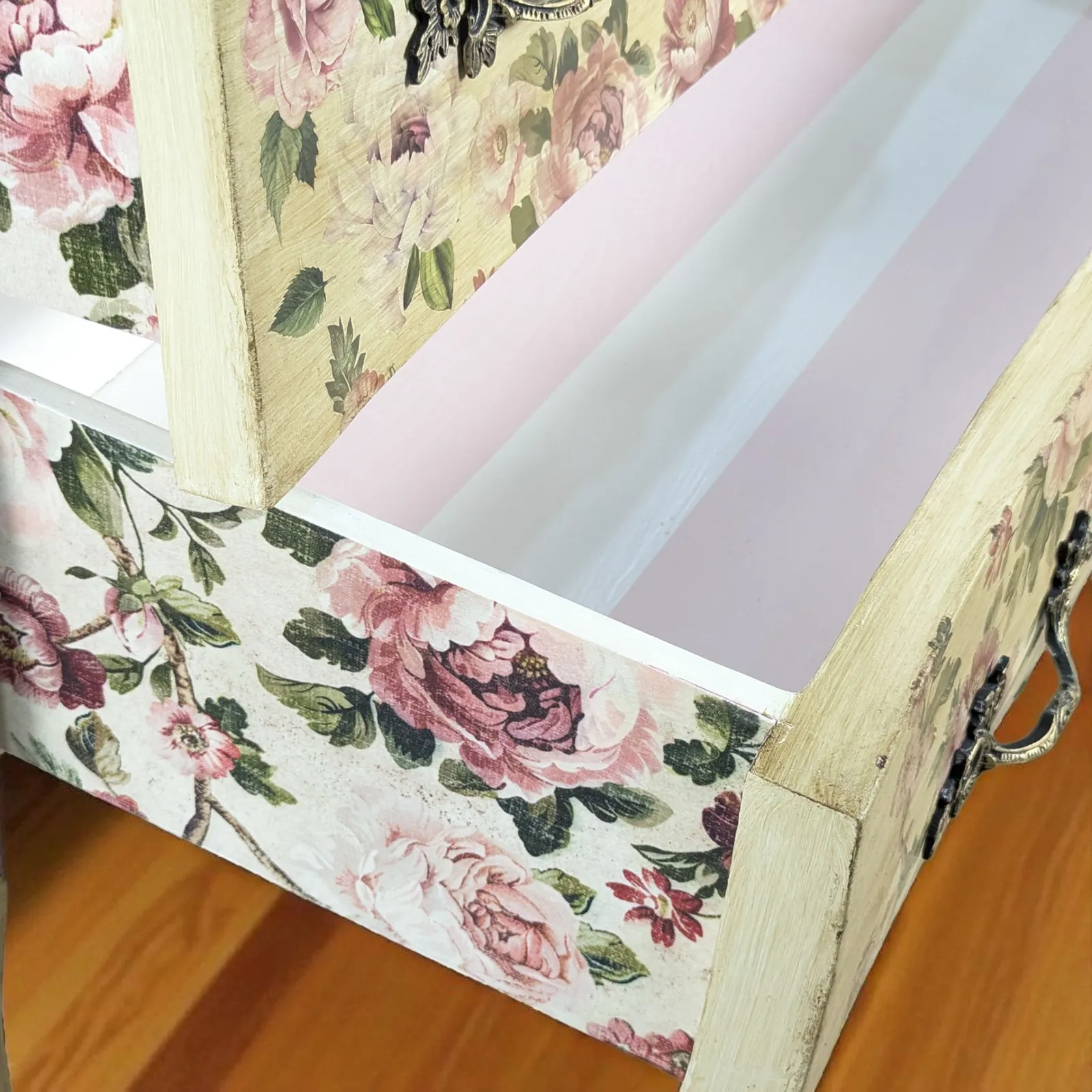 Vintage French Carved  Large Bombay Chest Of Drawers photo for sale