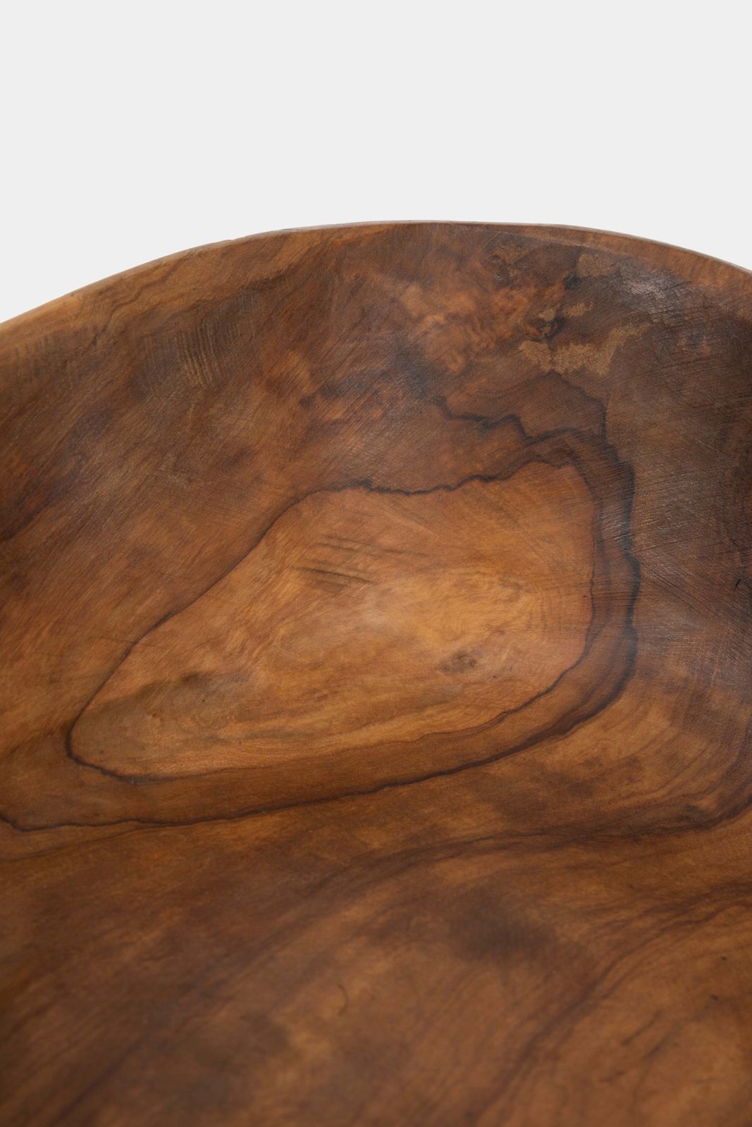 Galerie De L'olivier, Olive Wood Bowl, France photo vintage