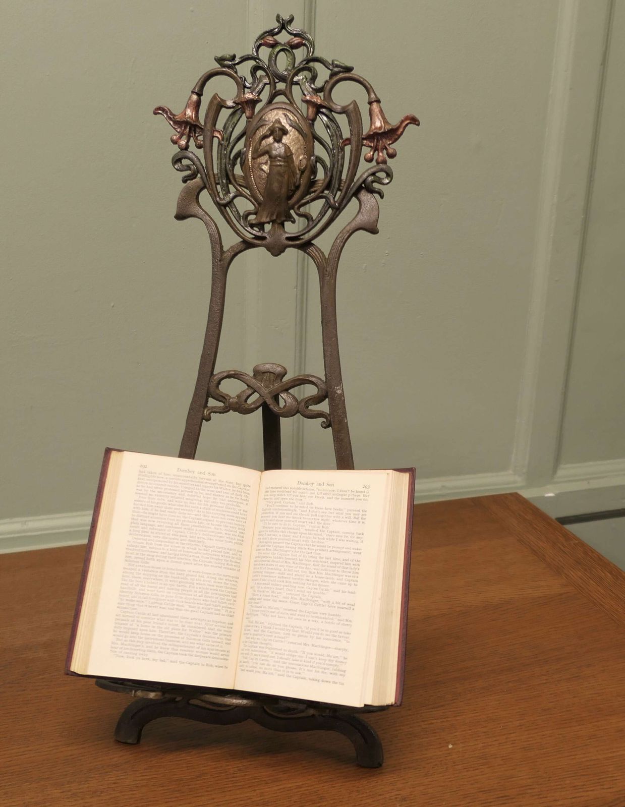 French Art Nouveau Table Easel Or Book Rest photo for sale