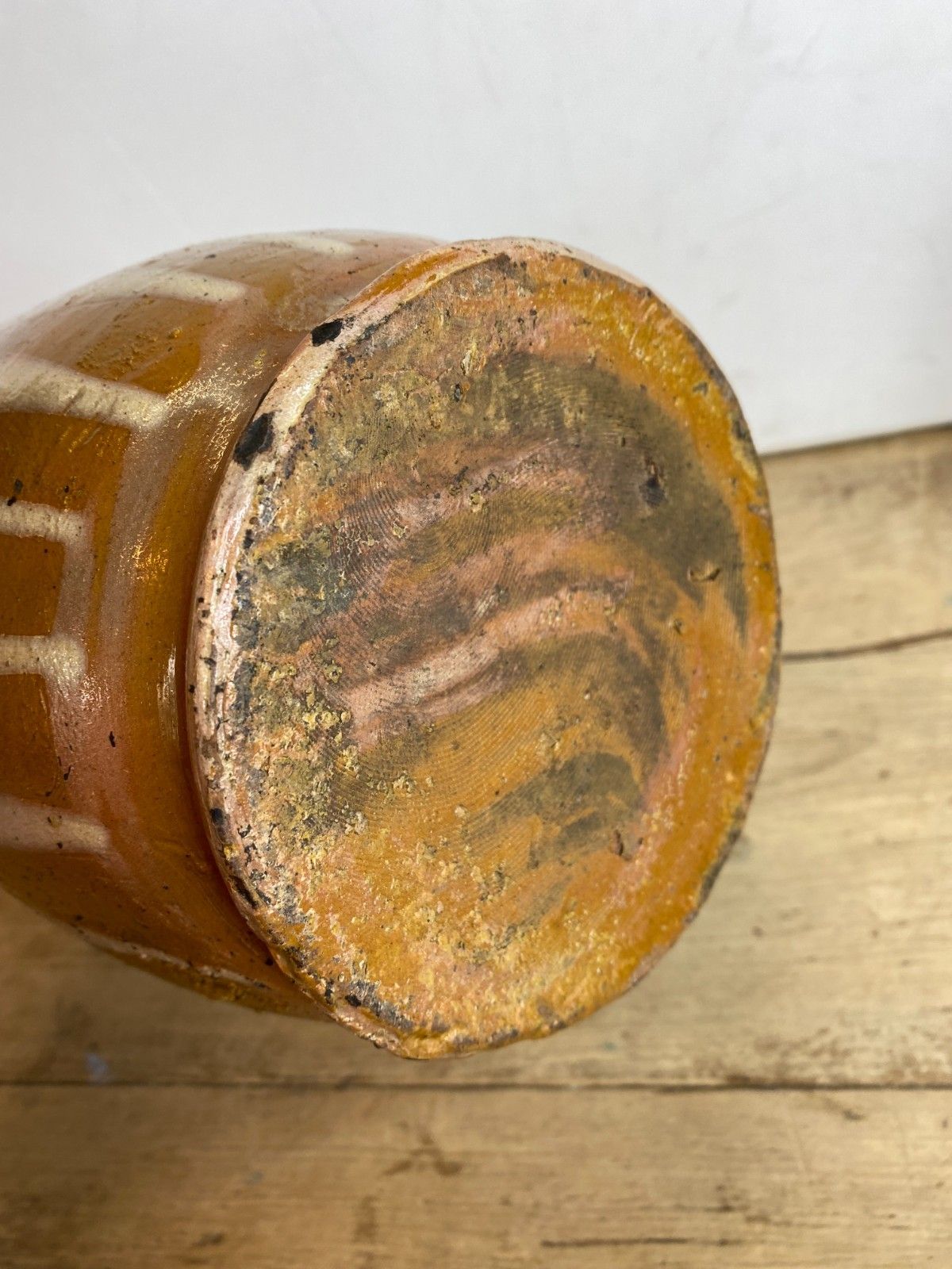 Antique C1880 Olive Oil Stoneware Pot Pottery Urn Jar Display Prop Large 12" photo buy