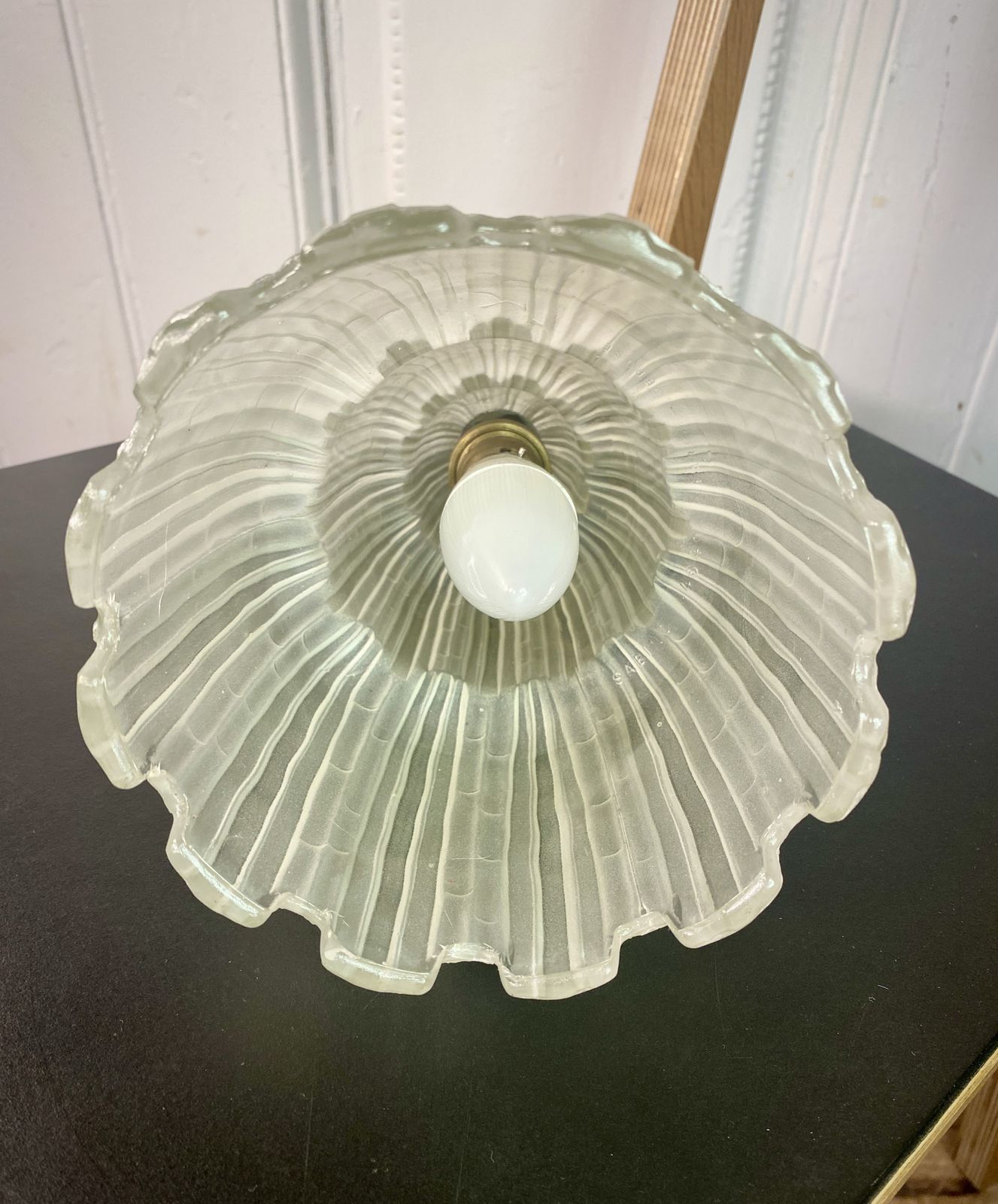 photo furniture French Art Deco 'Waterfall' Glass Pendant Light By Sabino.